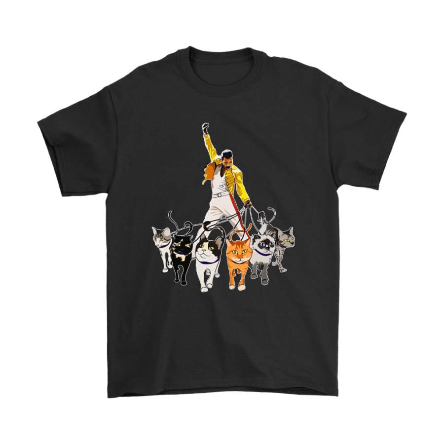 Freddie Mercury Walking The Cats Shirts