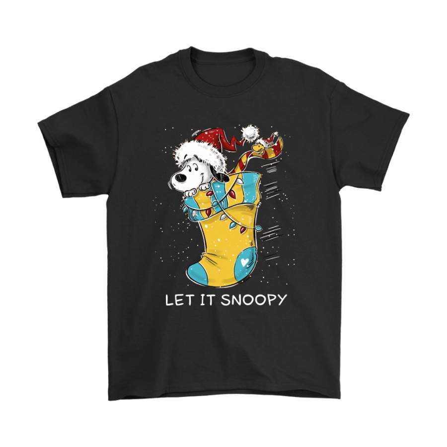 Let It Snow Let It Snoopy Christmas Shirts