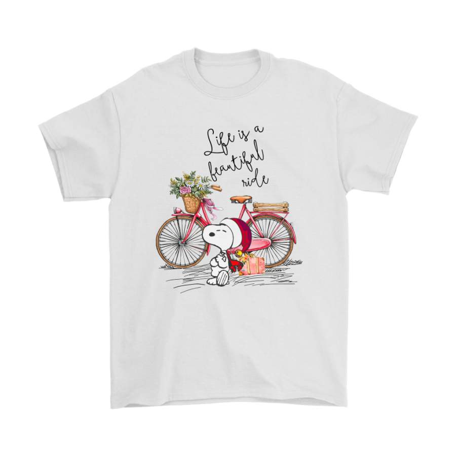 Life Is A Beautiful Ride Spring And Summer Snoopy Shirts