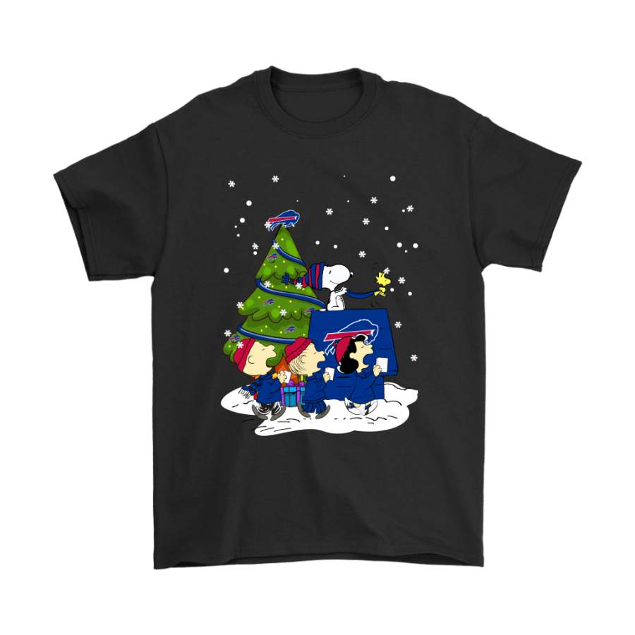 Buffalo Bills Are Coming To Town Snoopy Christmas Shirts