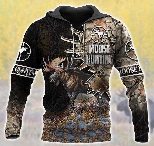 Moose Hunting 3D All Over Print | Unisex | Adult | Ht5199