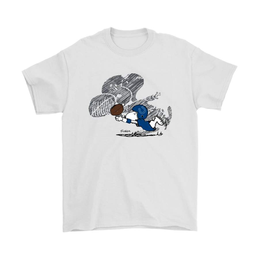 Indianapolis Colts Snoopy Plays The Football Game Shirts