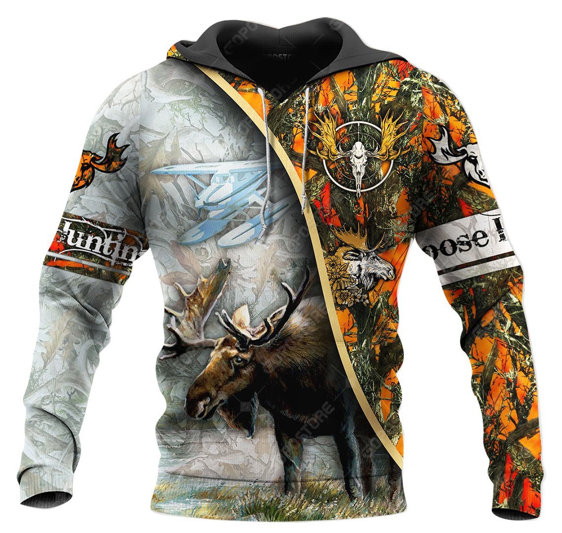 Moose Hunting 3D All Over Print | Unisex | Adult | Ht5206