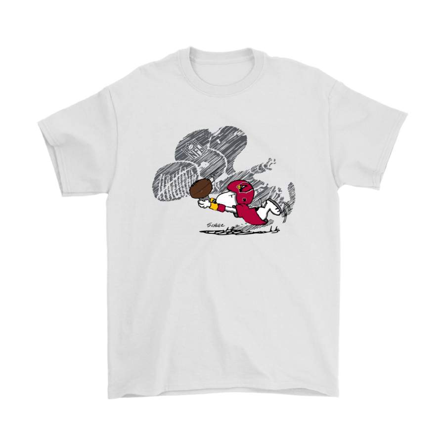 Arizona Cardinals Snoopy Plays The Football Game Shirts