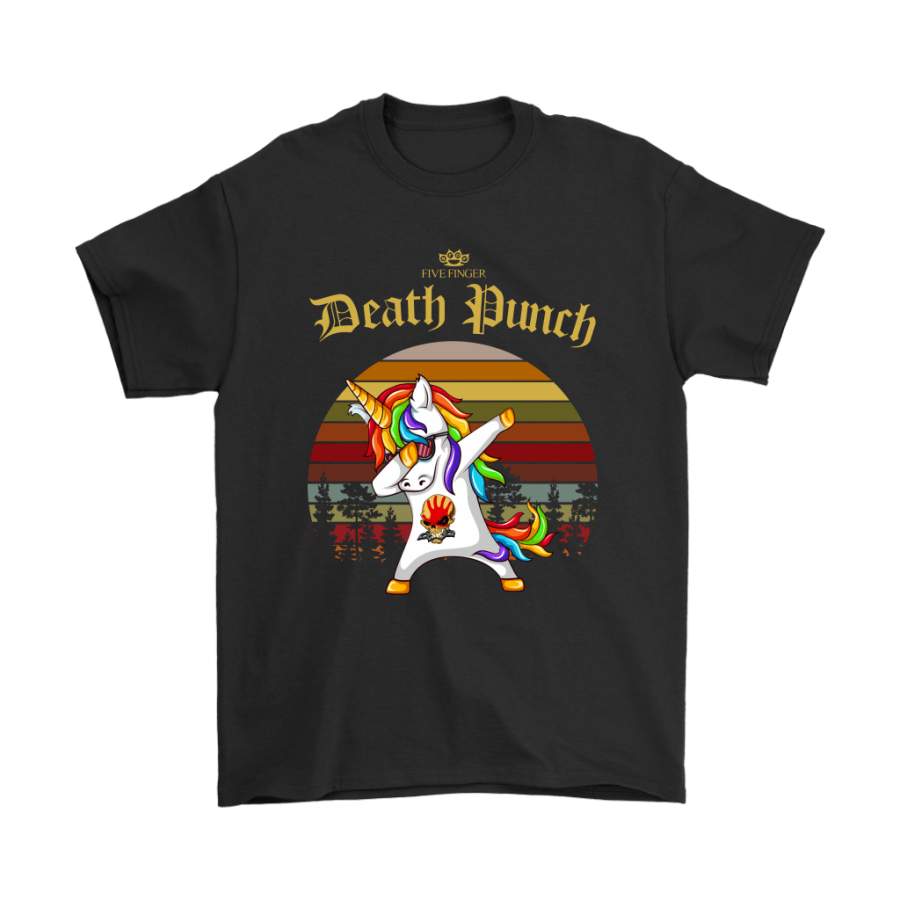 Five Finger Death Punch Dabbing Unicorn Vintage Shirts