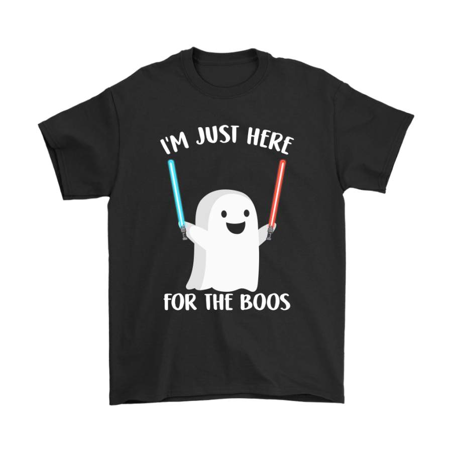 I’m Just Here For The Boos Ghost With Lightsabers Halloween Shirts