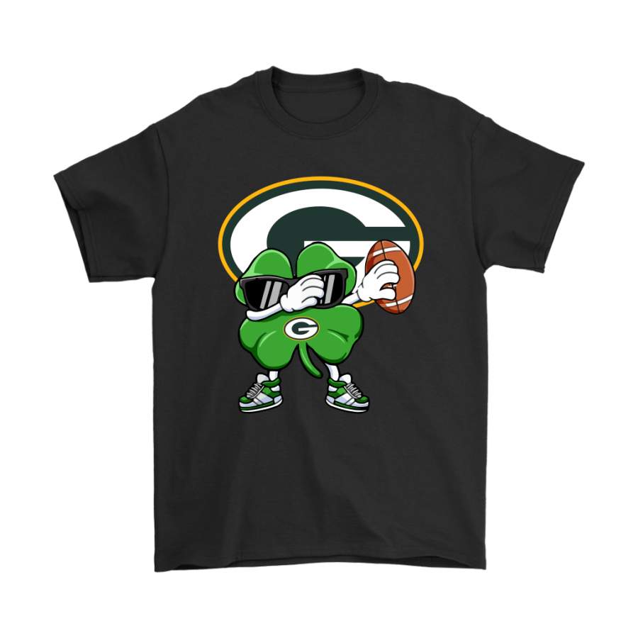 Dabbing Shamrock Football St Patricks Day Green Bay Packers Shirts