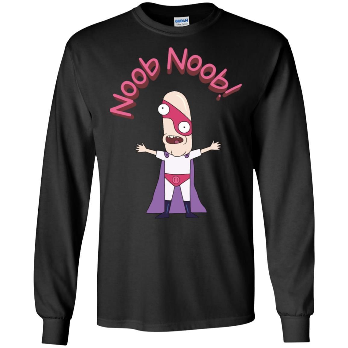 Rick And Morty Noob Noob Men Long Sleeve Shirt