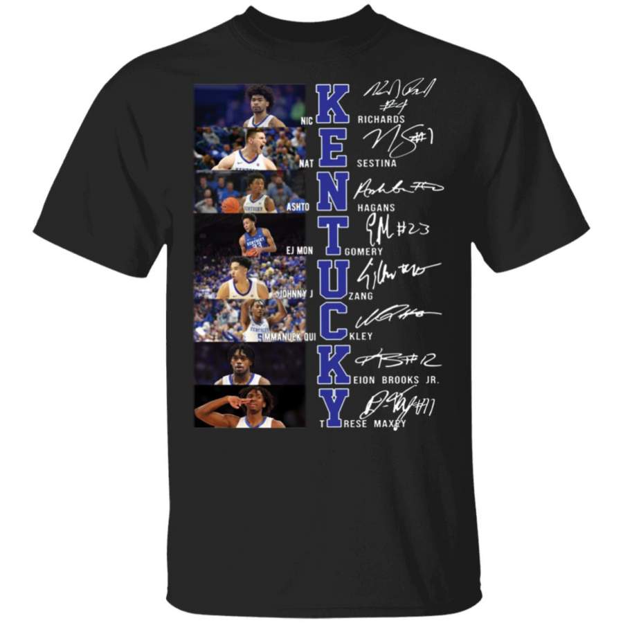 Kentucky Wildcats all player signature shirt