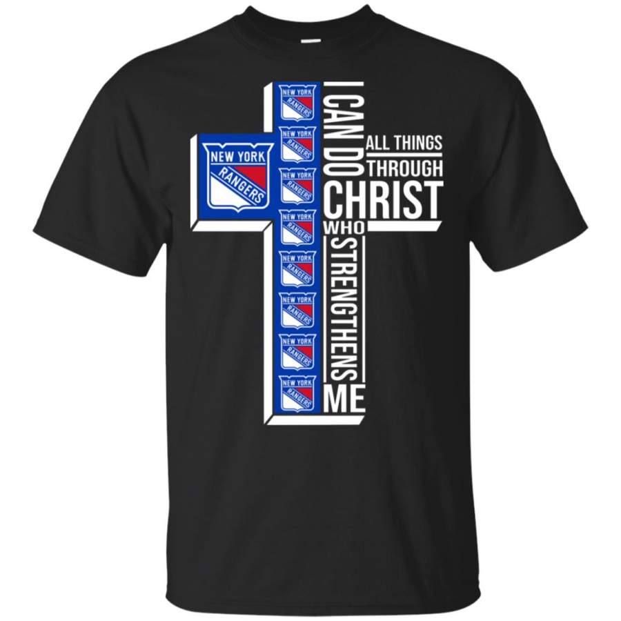 I can do all things through Christ who strengthens me New York Rangers shirt