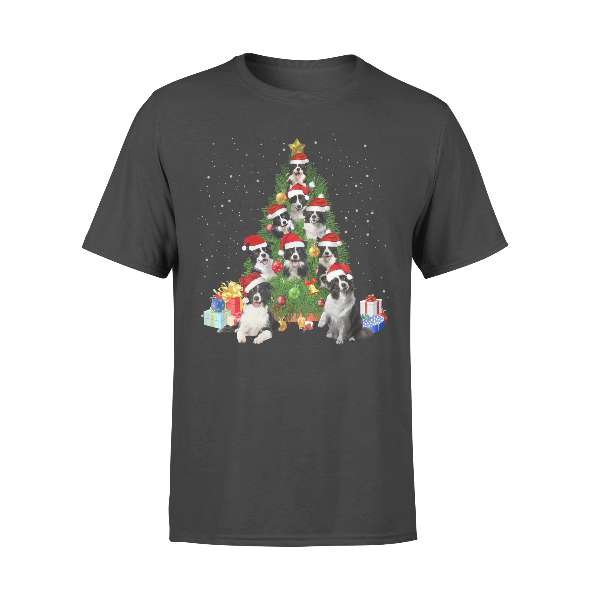 Boston Terrier Dog Christmas – Premium T-shirt