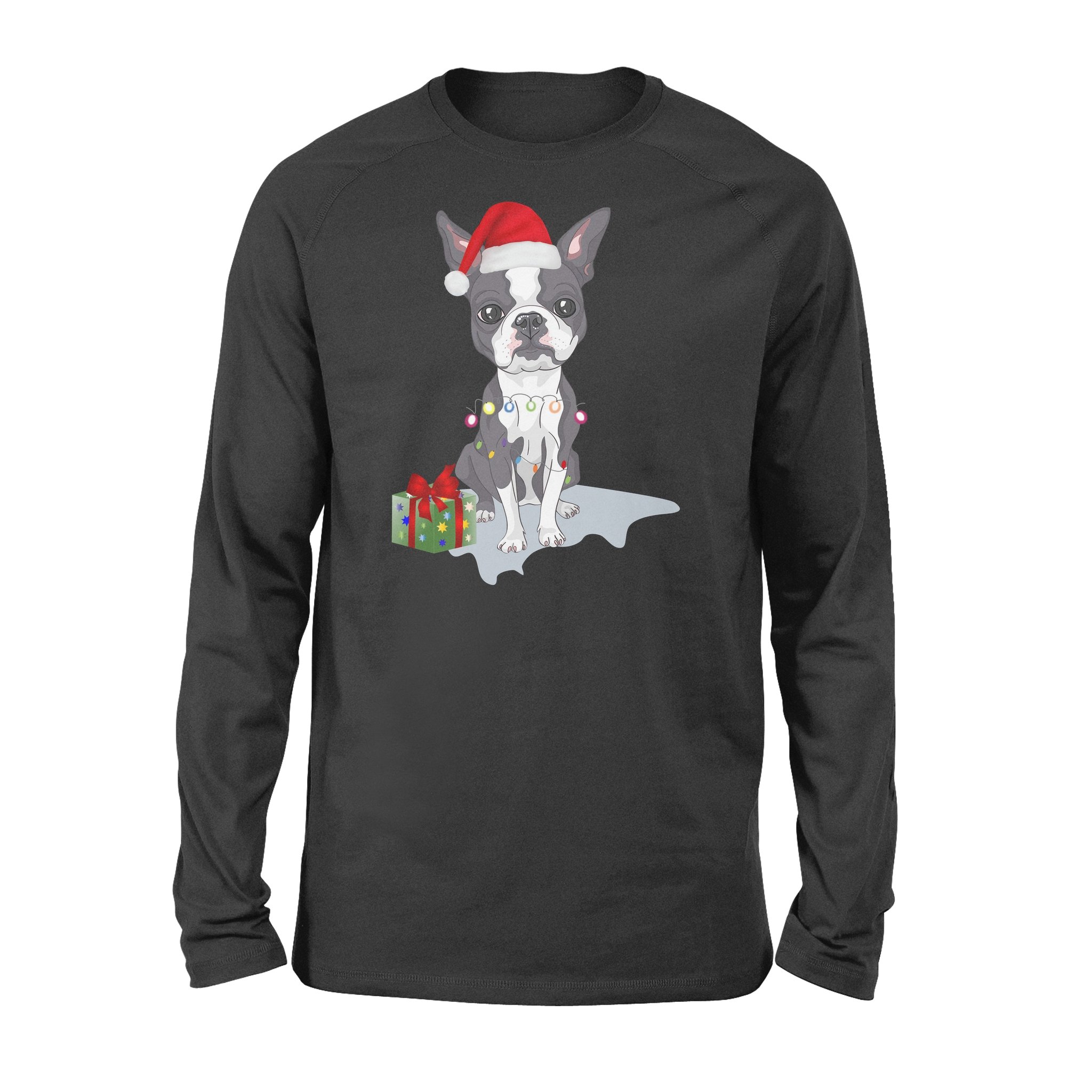 Boston Terrier Dog Christmas – Standard Long Sleeve