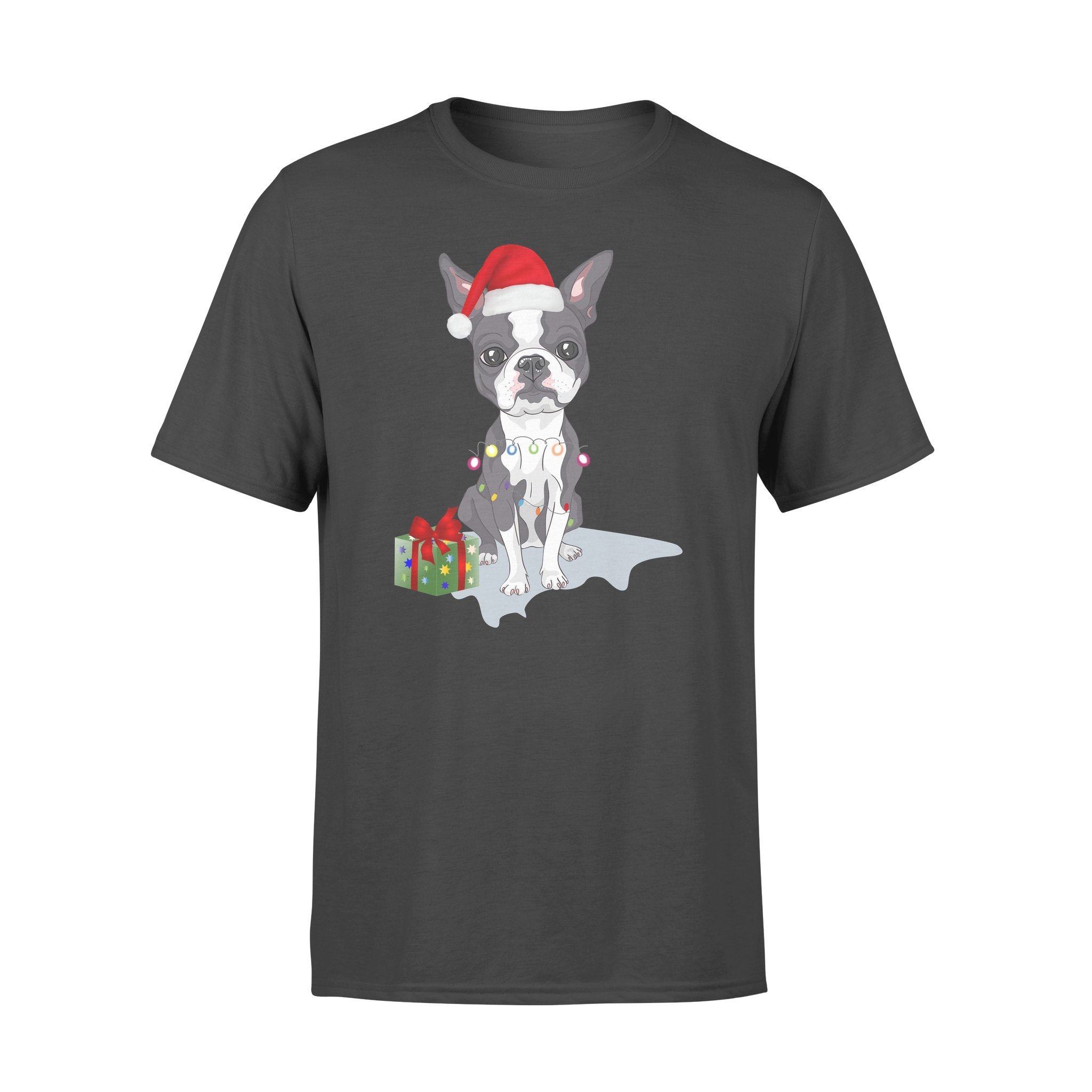 Boston Terrier Dog Christmas – Comfort T-shirt