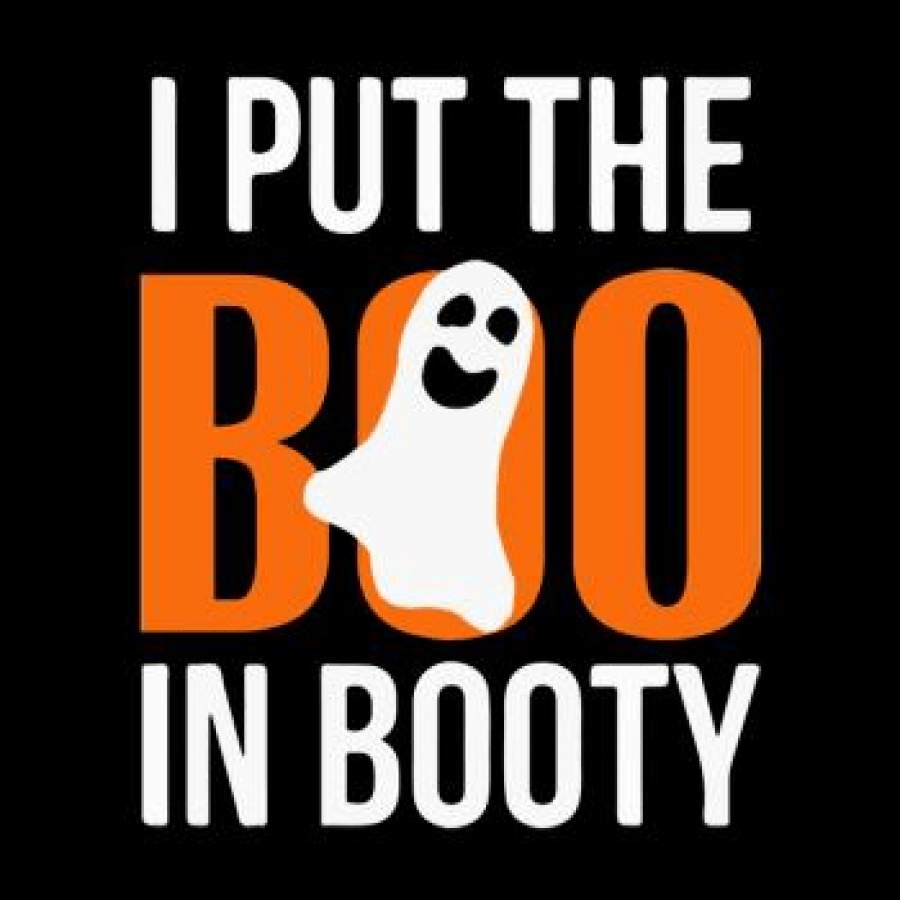 I Put The Boo In Booty Halloween Ghost T Shirt