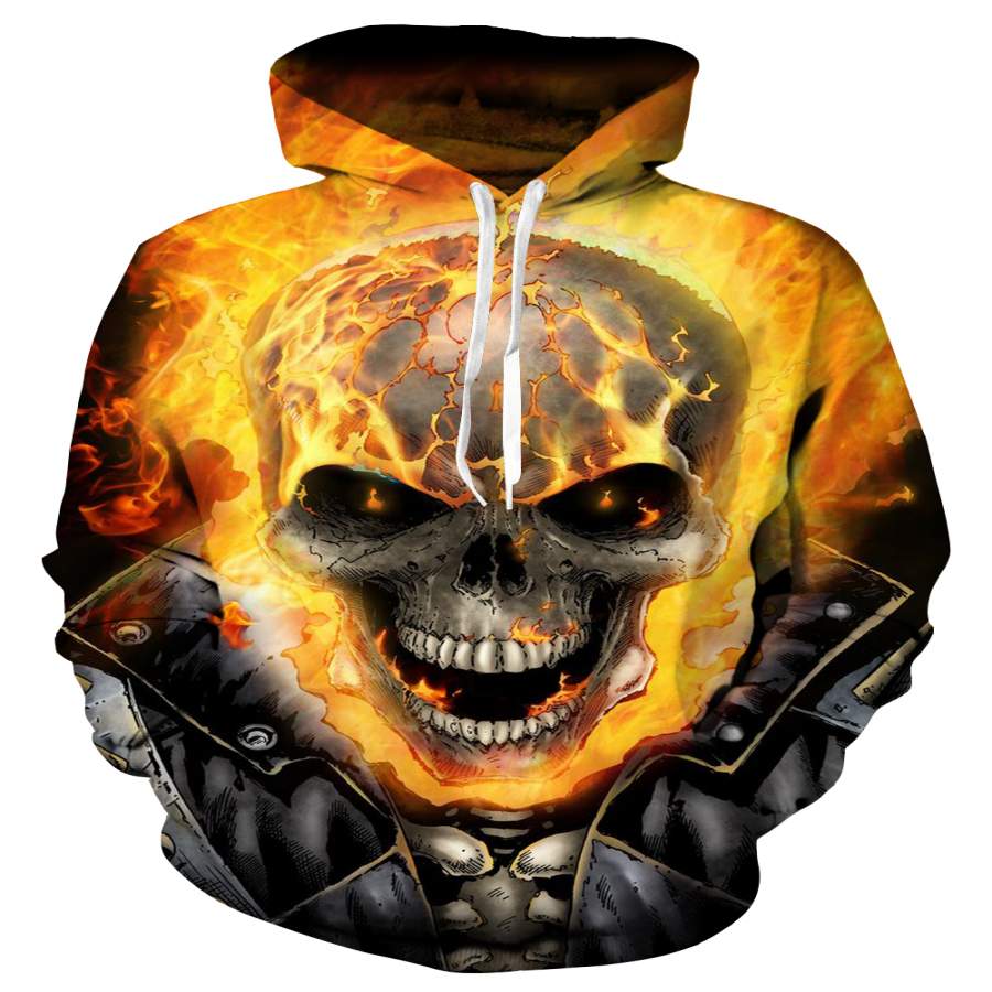 BGR3D010 – 3D BLUE GHOST RIDER SHIRT