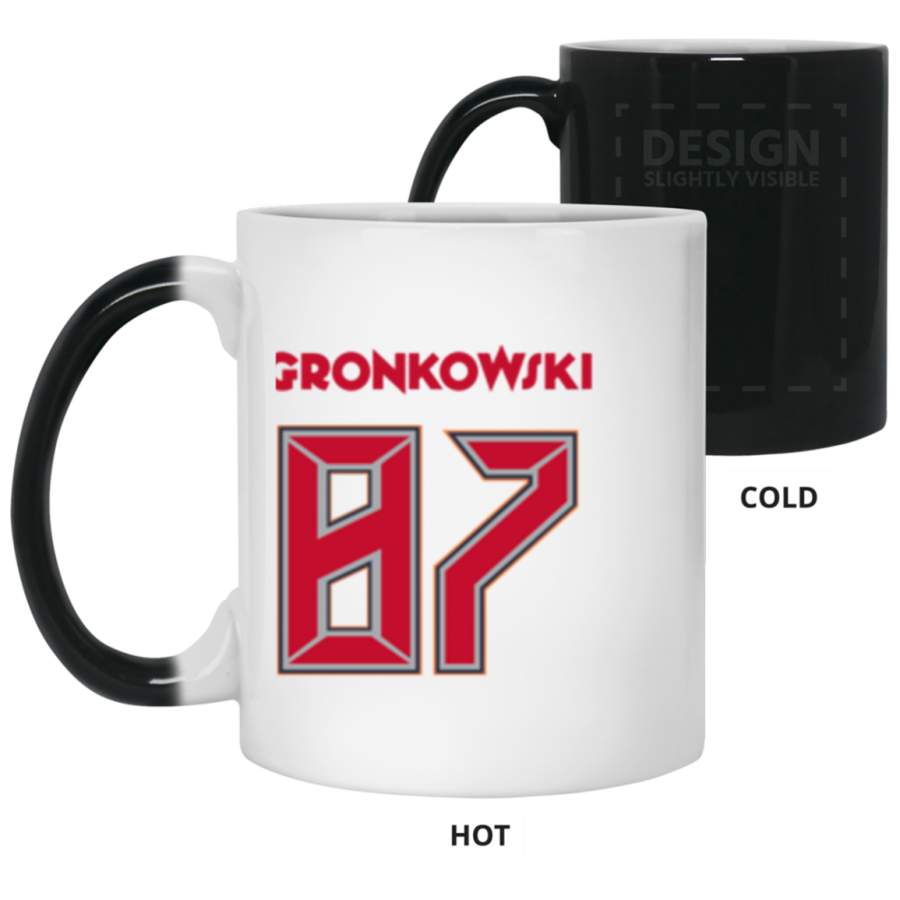 Gronkowski Fused Logo Tampa Color Changing Mugs