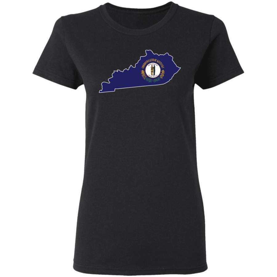 Kentucky State Flag Ladies’ T-Shirt