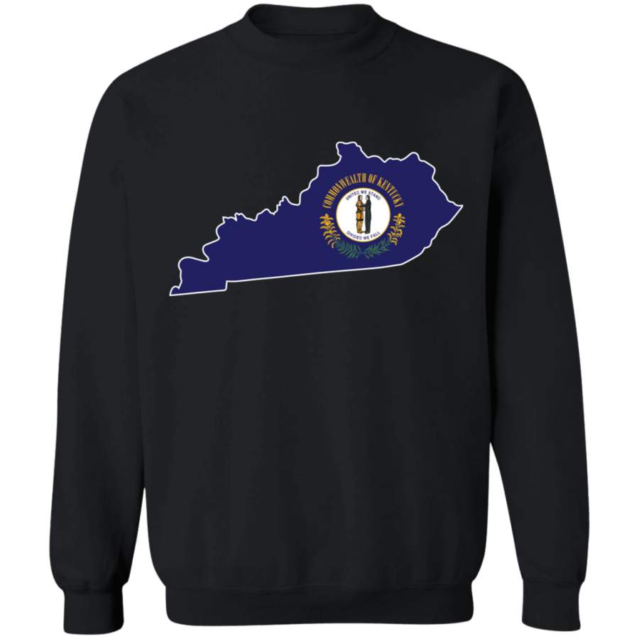 Kentucky State Flag Crewneck Pullover Sweatshirt