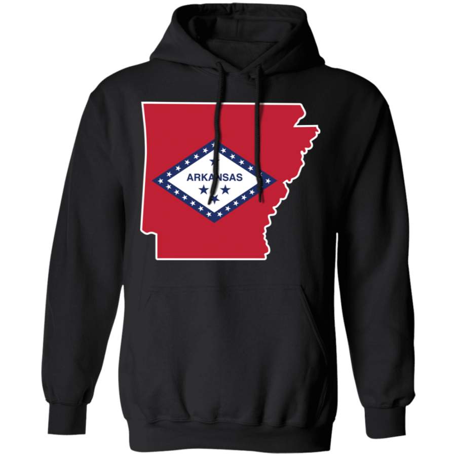 Arkansas State Flag Pullover Hoodie