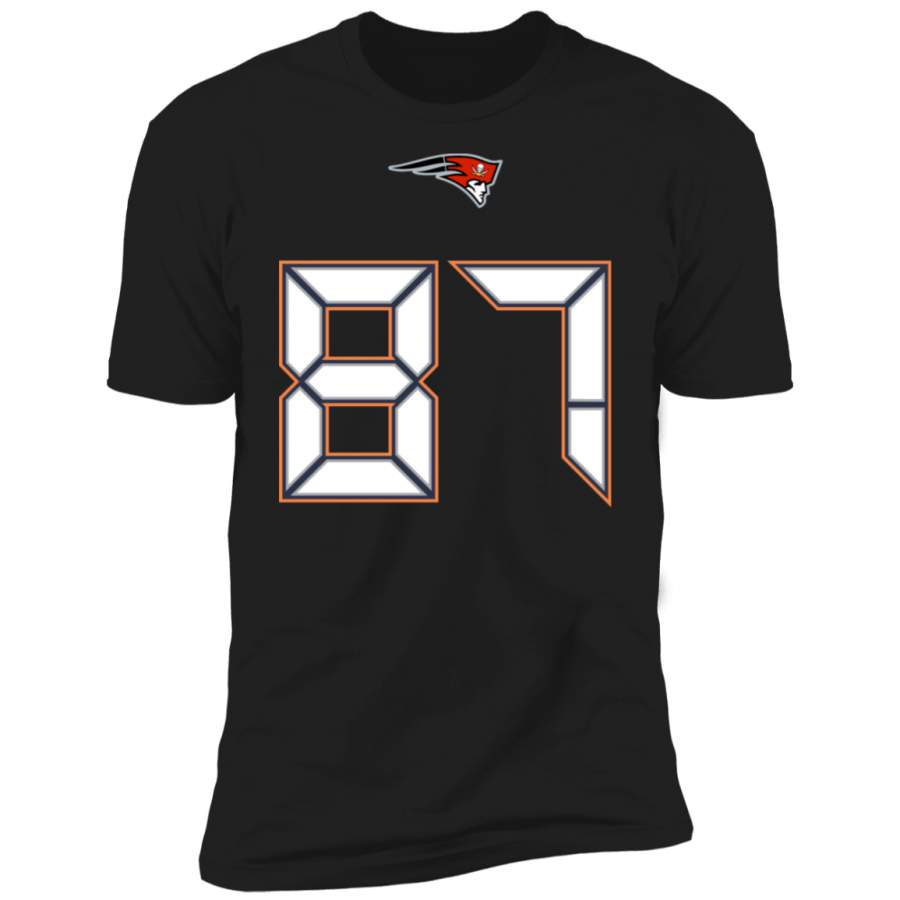 Gronk Tampa Bay/Patriots Custom Logo Premium Short Sleeve T-Shirt