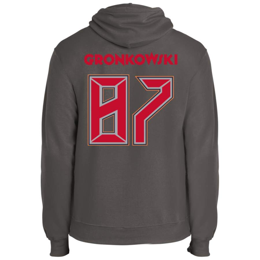 Gronkowski Fused Logo Tampa Bay / Patriots Core Fleece Pullover Hoodie