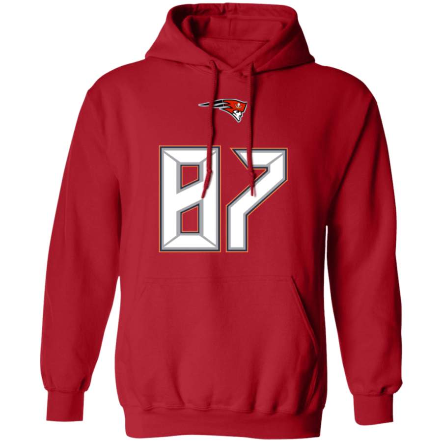 Gronkowski Tampa Bay Patriots Fused Logo Pullover Hoodie