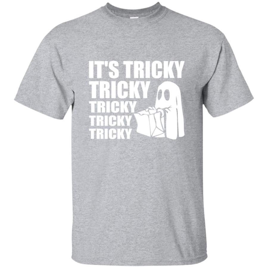 Its Tricky Tricky Tricky Tricky Tricky Ghost Halloween Shirt Men