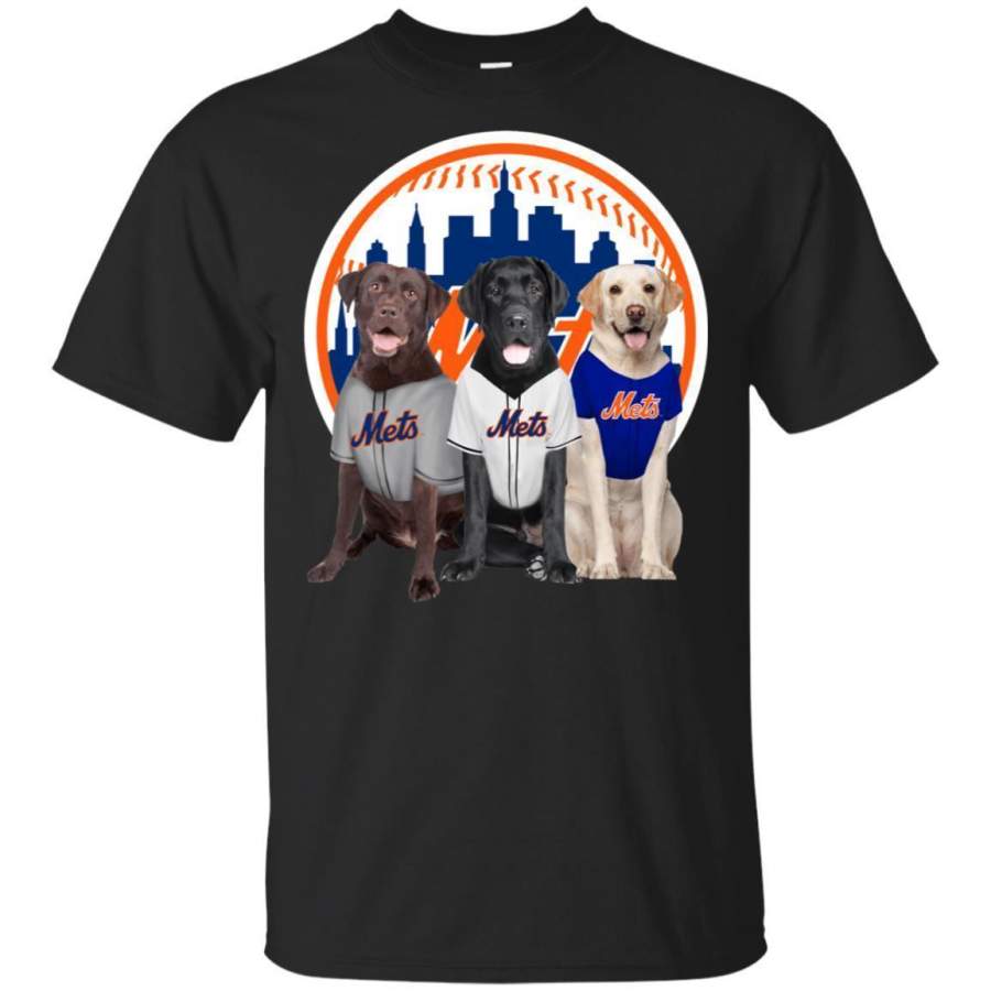 Labrador Retriever And New York Mets Shirt Fan HT208