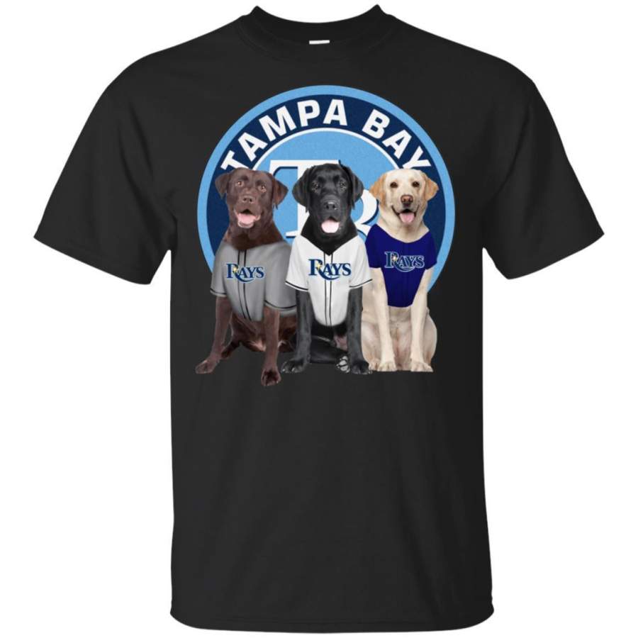 Labrador Retriever And Tampa Bay Rays Shirt Fan HT208