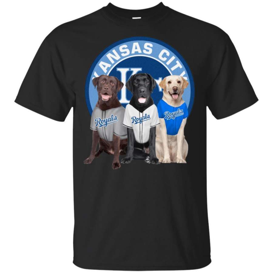 Labrador Retriever And Kansas City Royals Shirt Fan HT208