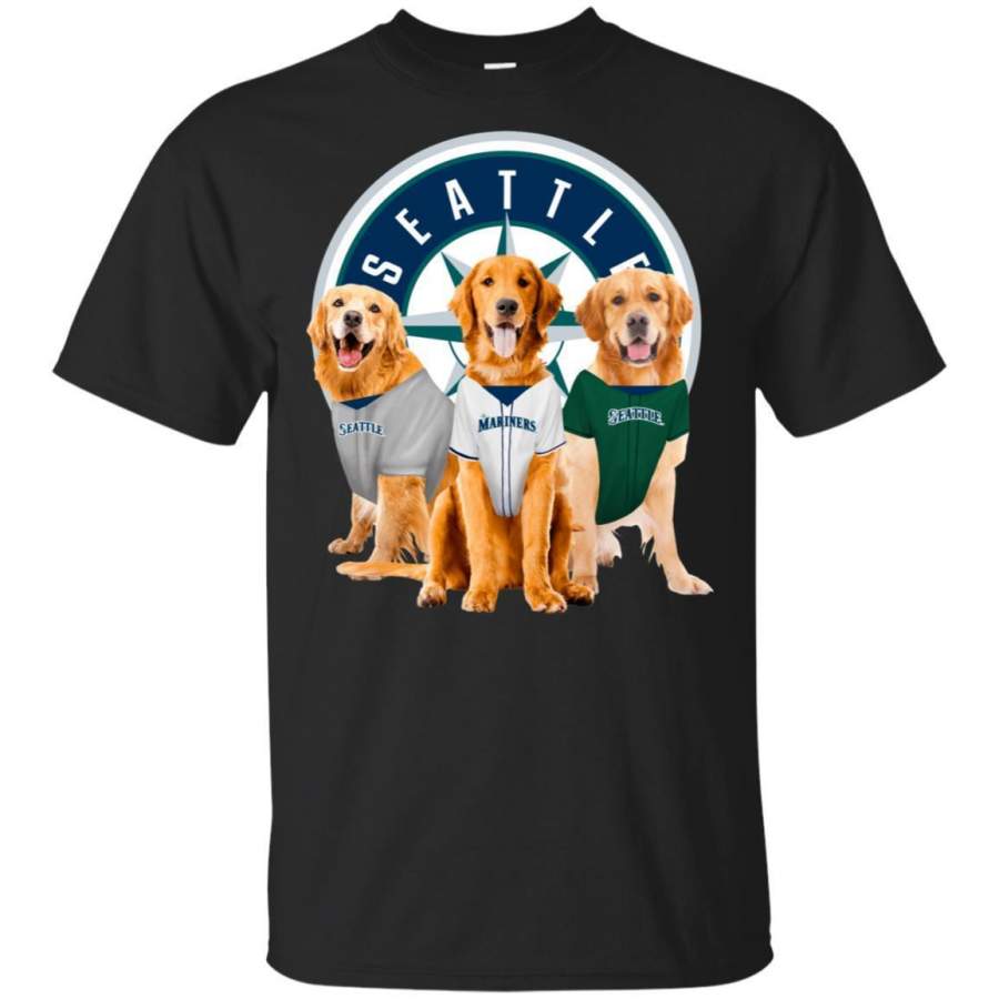 Golden Retriever Dog And Seattle Marines Fan Shirt HT208