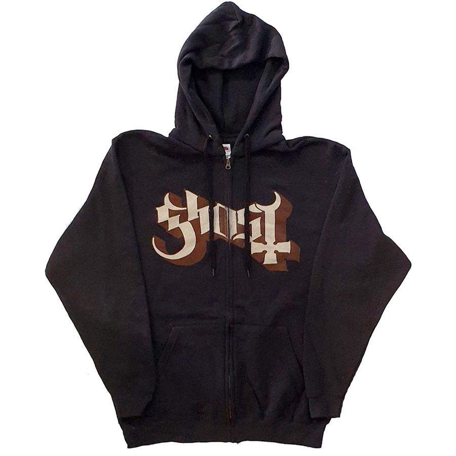 Ghost – Opus – Zipped Black Hooded Sweatshirt