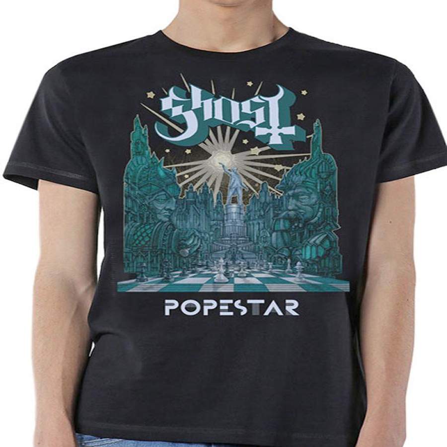 Ghost – Lightbringer-Popestar Europe 2017 Tour- Black T-shirt