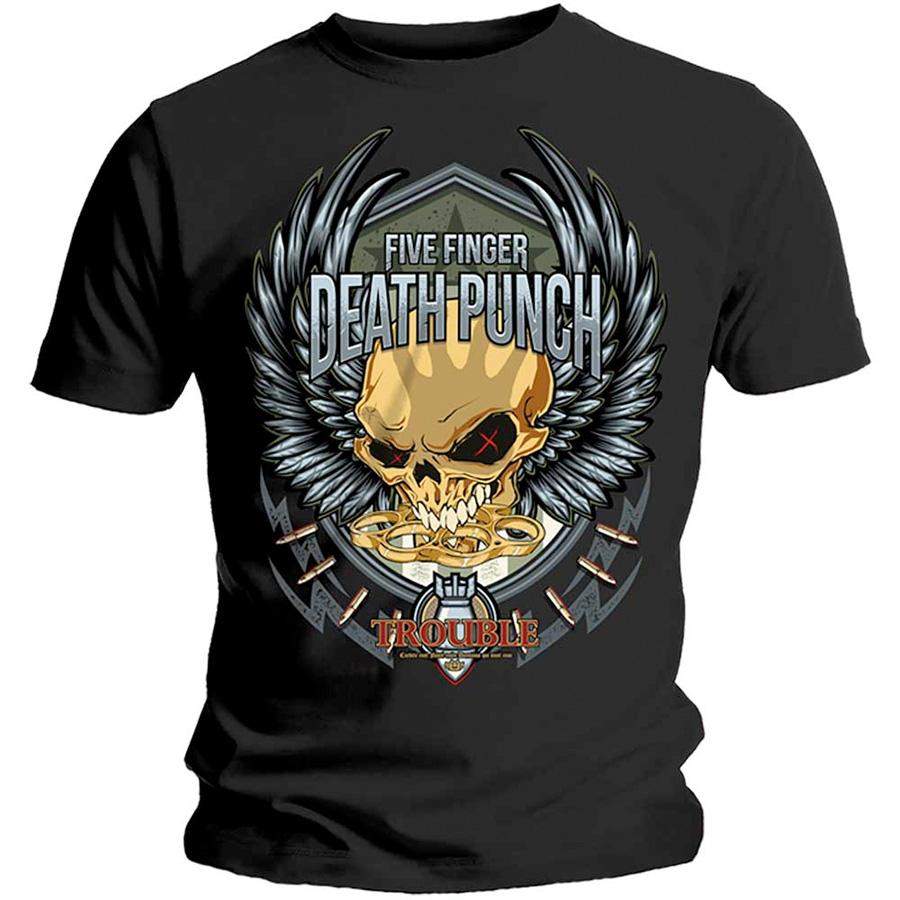 Five Finger Death Punch – Trouble – Black t-shirt