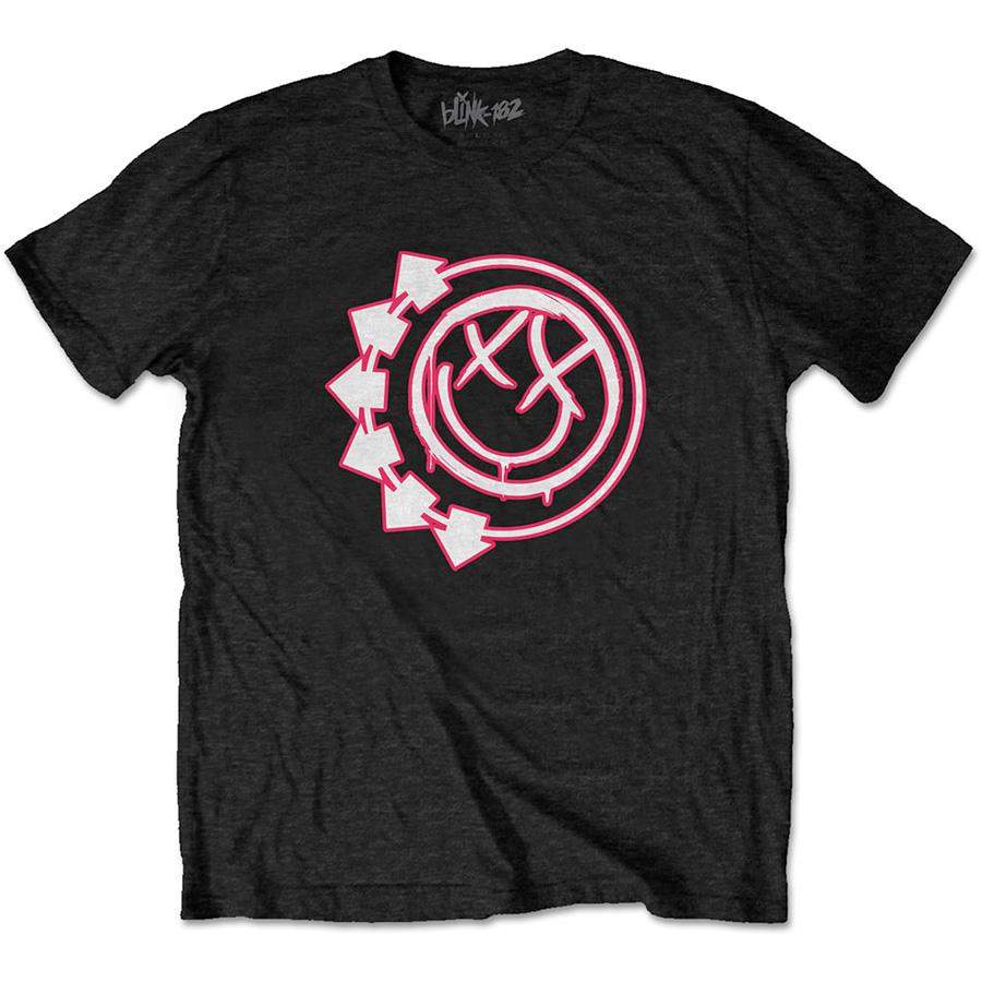 Blink 182 – Six Arrow Smiley – Black t-shirt