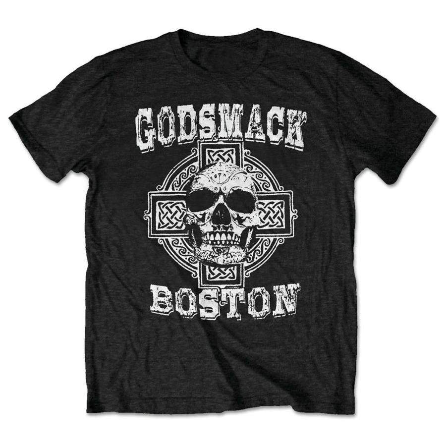 Godsmack – Boston Skull – Black t-shirt