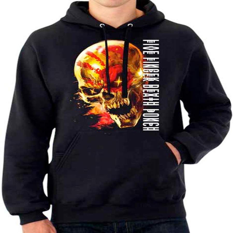 Five Finger Death Punch – Justice For None- Black Hooded Sweatshirt