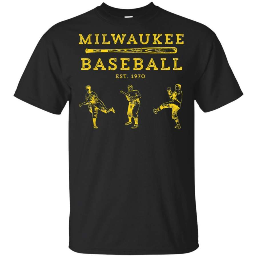 Classic Milwaukee Baseball Fan Retro T-Shirt