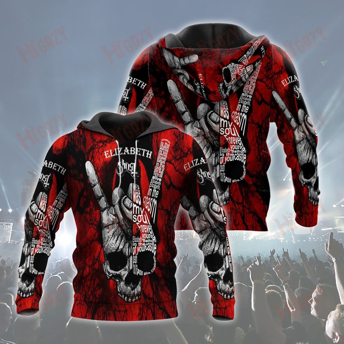 Baeelly? Ghost Hoodie 3D – Mtg1