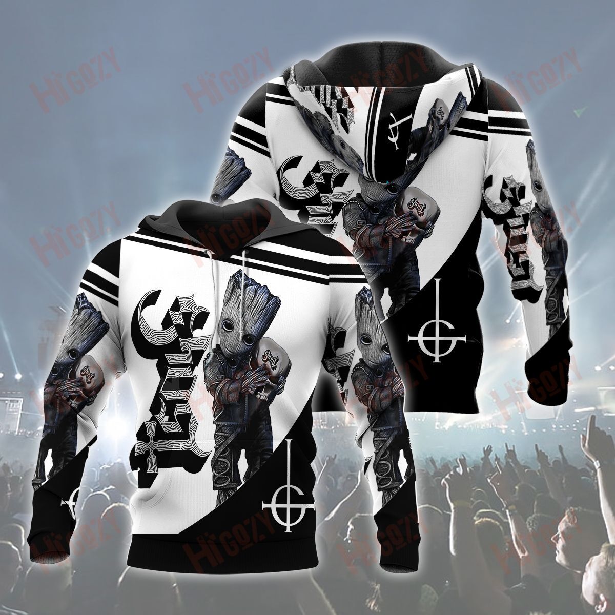 Baeelly? Ghost Hoodie 3D – Mtg3