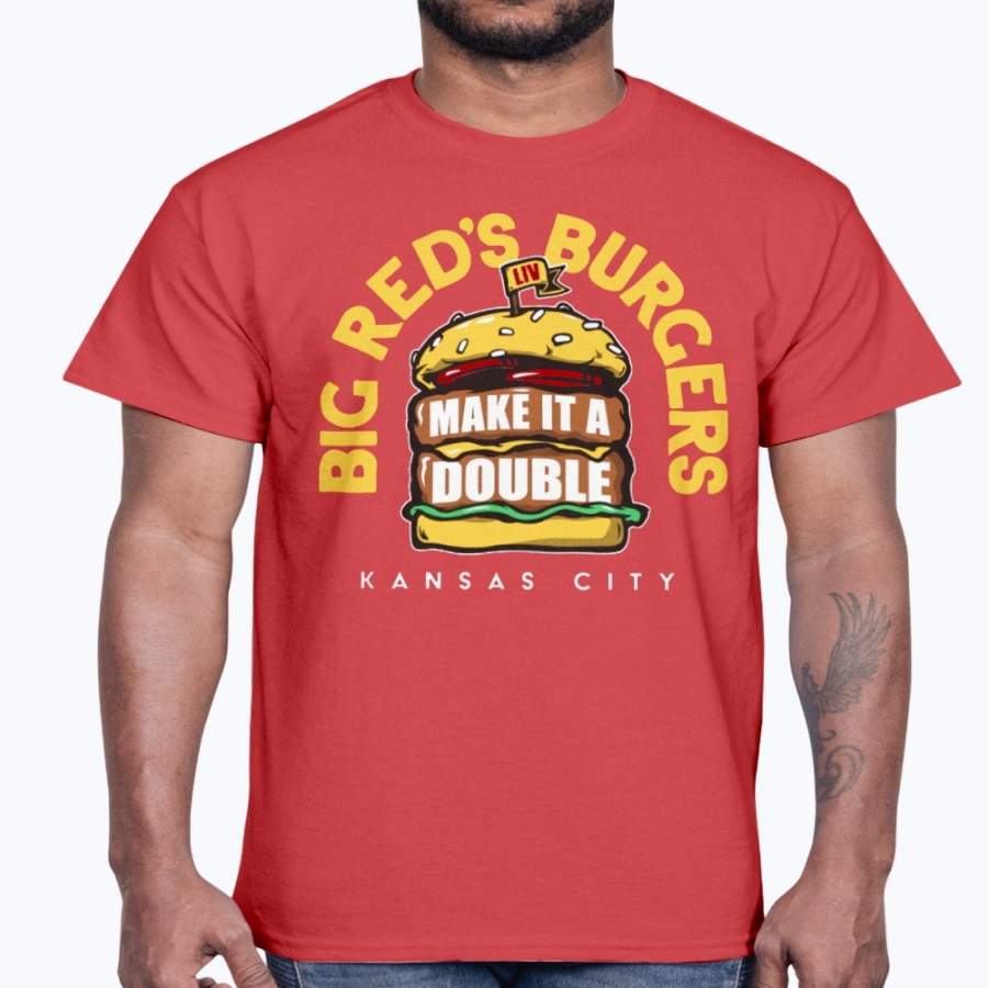 ANDY REID – BIG RED’S BURGERS SHIRT KANSAS CITY CHIEFS