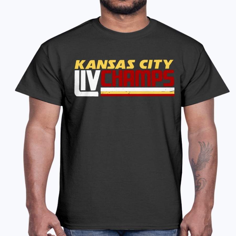 KANSAS CITY LIV CHAMPS SHIRT Kansas City Chiefs Super Bowl LIV Champions