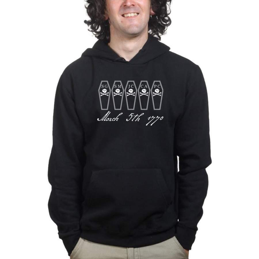 Boston Massacre Coffins Hoodie