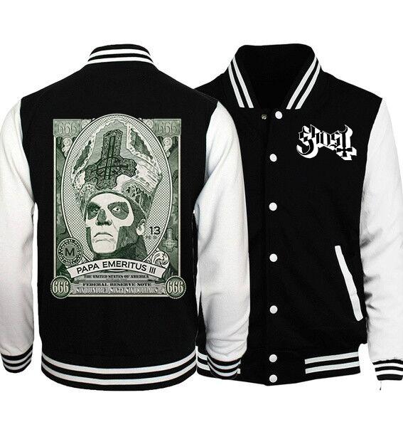 GHOST B.C. Papa Cash Baseball Jacket Sweatshirt (xxs-4xl)