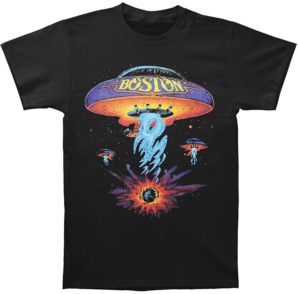 Boston Spaceship Classic Rock Album Cover Adult T-Shirt