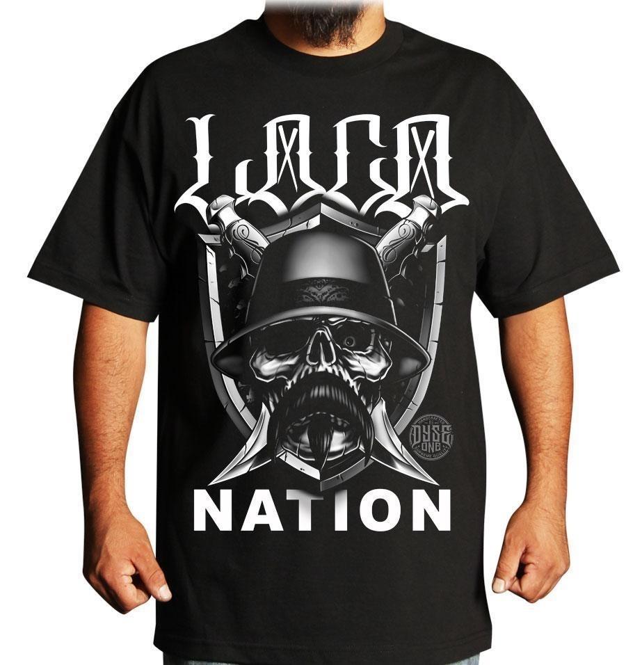 Dyse One Loco Nation Men T-shirt Raiders Black Raider Nation Al Davis Homies Brand