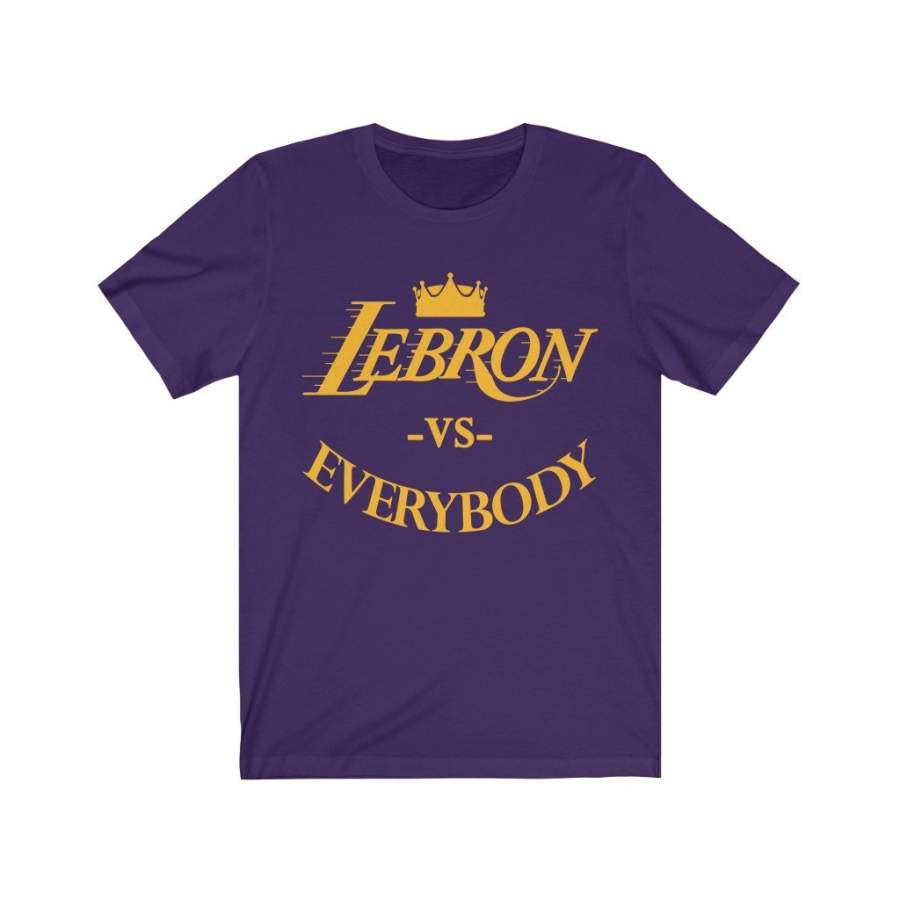 Lebron VS Everybody Los Angeles Basketball High Quality T-Shirt