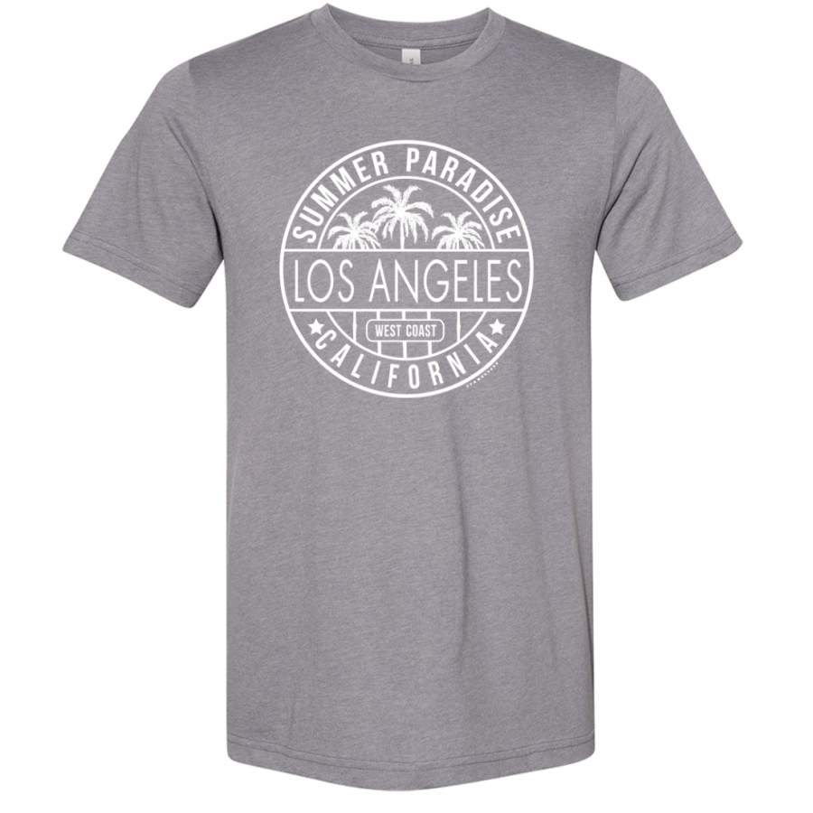 Los Angeles California West Coast Asst Colors Sueded Tee