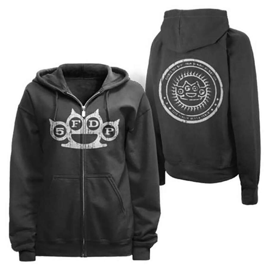 Five Finger Death Punch Knuckles Zip Hoody Sweatshirt