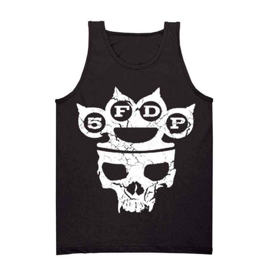 Five Finger Death Punch Skull Knuckles Mens Tank Top